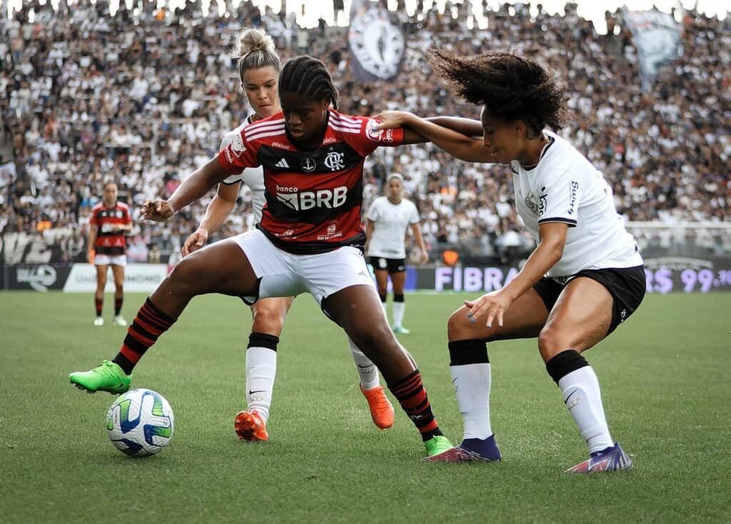 Jogadoras do Corinthians, atual maior campeão da Copa Libertadores Feminina