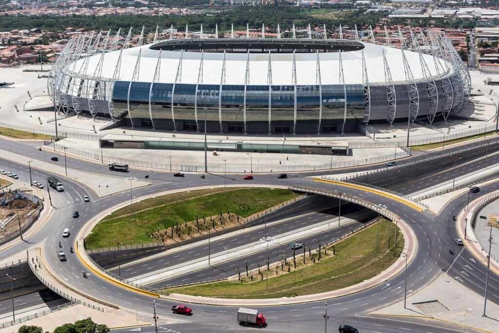 Arena Castelão, estádio do Fortaleza, em Fortaleza (CE). Foto: Governo Federal Brasileiro/Wikimedia Commons (CC BY-SA 3.0)