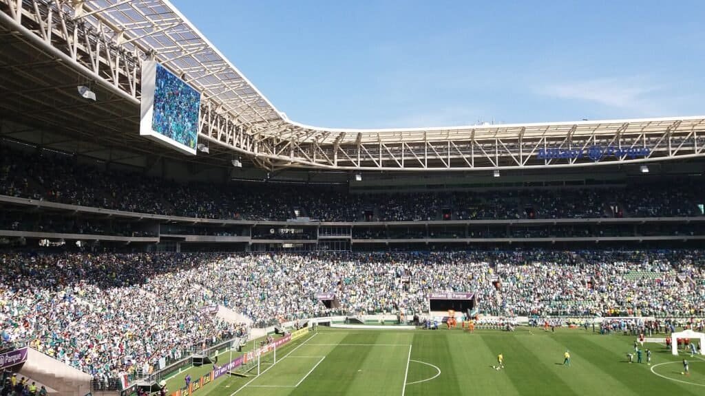 Allianz Parque, estádio do Palmeiras, palco da volta da semifinal da Libertadores 2026 - via Wikimedia Commons, CC BY-SA 4.0