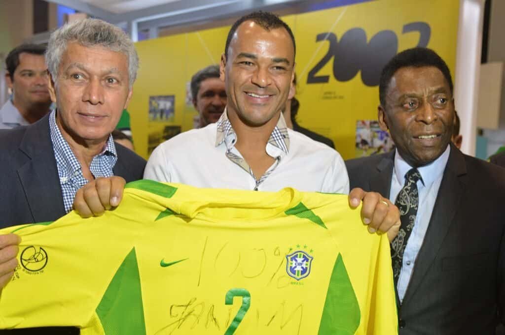 Cafu, o lateral mais vitorioso da história da Seleção Brasileira, ao lado de Pelé. Foto: Valter Campanato/Agência Brasil (CC BY 3.0 BR / Wikimedia Commons)