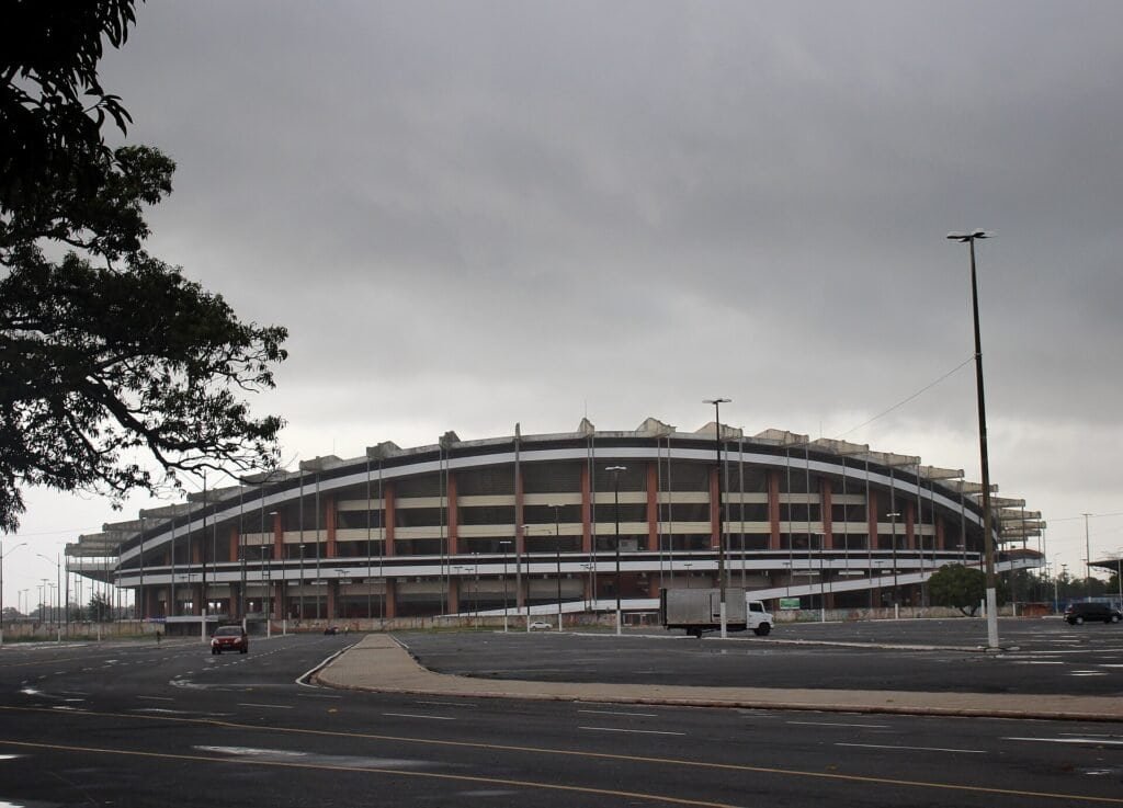 Estádio Olímpico do Pará (Mangueirão), em Belém, onde Remo e Bragantino empataram em 1 a 1. Foto: ViniF1tean (CC BY-SA 4.0)