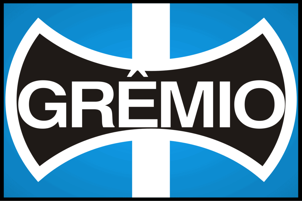 Escudo oficial do Grêmio Foot-Ball Porto Alegrense (via Wikimedia Commons, CC BY-SA 3.0)