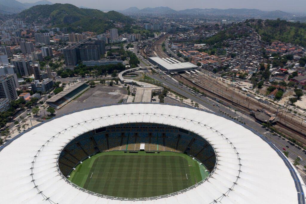 Estádio do Maracanã, palco de decisões entre Flamengo e Palmeiras — Foto: Diego Baravelli (Wikimedia Commons, CC BY-SA 4.0)